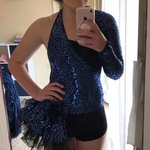 Navy and Black Dance Costume
